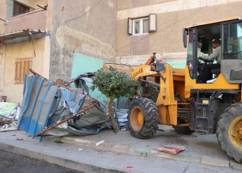 ازالة المخالفات بأكتوبر