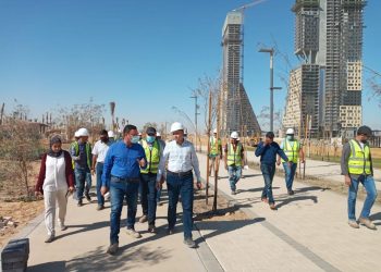 بمشروع الحدائق المركزية “كابيتال  بارك” بالعاصمة الإدارية