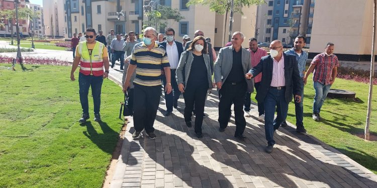 مى عبدالحميد خلال الجولة