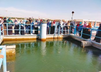 زيارة ميدانية لطلاب كلية العلوم لمحطة مياه الصالحية بقنا