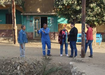 رئيس مياه بنى سويف تتفقد عددًا من المشروعات ضمن مبادرة “حياة كريمة”