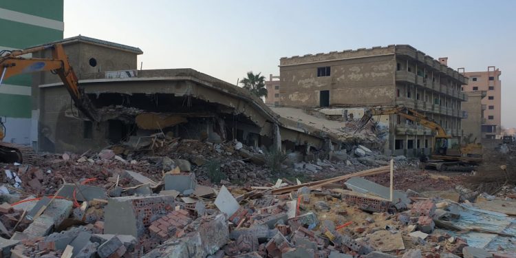 جانب من حملة جهاز 6 أكتوبر لإزالة المخالفات