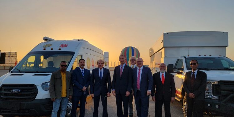 جوناثان كوهين خلال لقاء مسئولى وزارة الدفاع