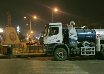 استعدادات جهاز 6 أكتوبر لإزالة آثار الأمطار