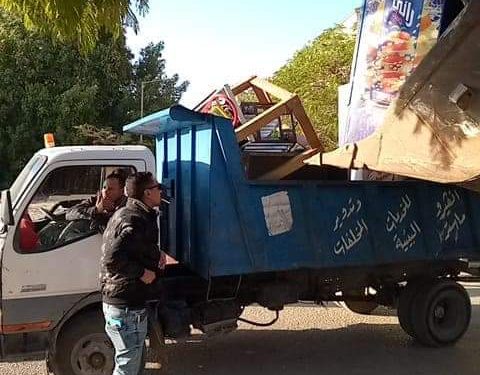 جانب من حملة الإزالة