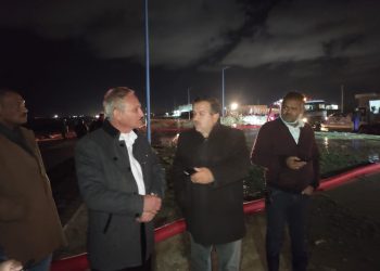 مياه مطروح تنجح فى مواجهة السيول الناجمة عن مياه الامطار بمنطقة طريق السلوم الدولى