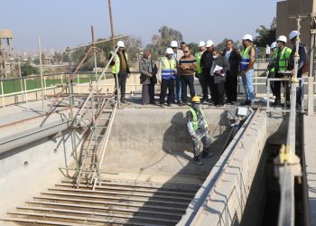 مياه أسيوط: جولة مرورية لمحطة صرف عرب المدابغ لمتابعة أعمال الإحلال والتجديد