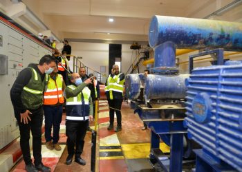 جولة تفقدية لرئيس مياه الإسكندرية لتفقد مشروعات حياة كريمة والاستعداد لنوة الفيضة الكبرى