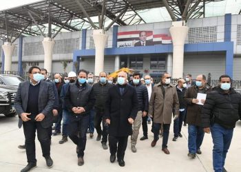 جانب من جولة وزير النقل