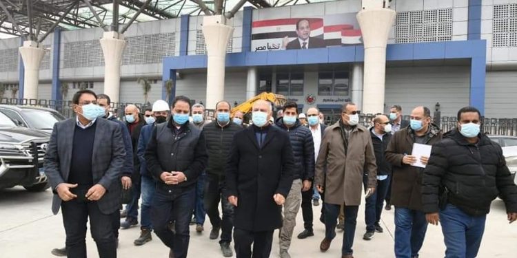 جانب من جولة وزير النقل