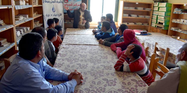 مياه سوهاج: توعية رواد مراكز الشباب فى 181 قرية ضمن حياة كريمة بترشيد الاستهلاك