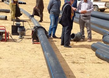 رئيس مياه بنى سويف تتفقد أعمال تطوير الغابة الشجرية ببياض العرب