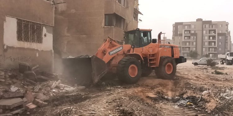 إزالة المخالفات بالمدن الجديدة