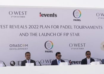 وزير الرياضة خلال المؤتمر