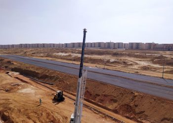 مسار القطار الكهربائي بمدينة بدر