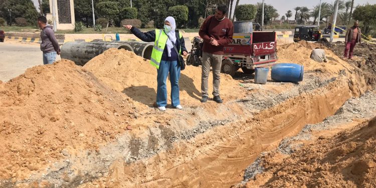 رئيس مياه بني سويف تتفقد مشروعات مبادرة حياة كريمة فى 66 قرية بمركز ببا