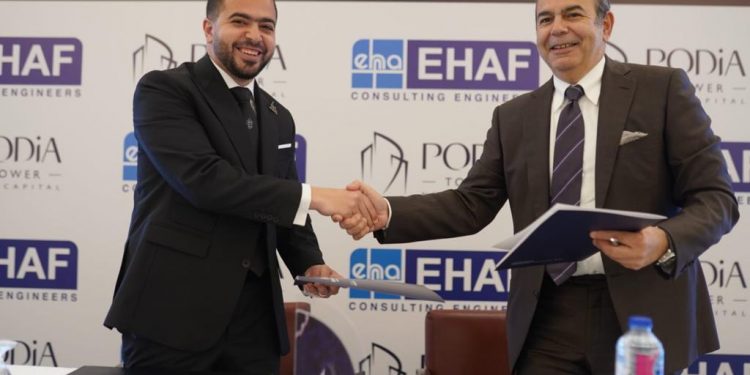 “منصات” تتعاقد مع “إيهاف” لإدارة مشروع Podia Tower في مرحلتي التصميم والتنفيذ