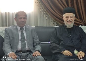 مسئولو جهازى النوبارية وبني سويف الجديدتين يقدمون التهنئة للإخوة الأقباط بمناسبة عيد القيامة المجيد