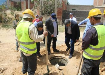 رئيس صرف الإسكندرية يتابع الموقف التنفيذى لمشروعات “حياة كريمة” ببرج العرب