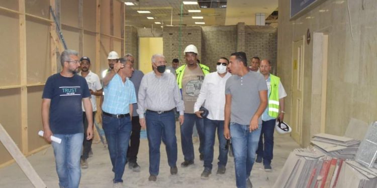 رئيس المقاولون العرب يتفقد أعمال تطوير مطار شرم الشيخ بتكلفة 450 مليون جنيه