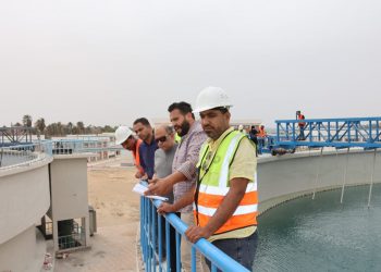 بطاقة 600ل/ث.. رئيس مياه أسيوط يتفقد أعمال احلال وتجديد محطة مياه صدفا ضمن حياة كريمة