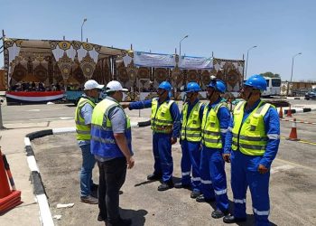 القابضة للمياه: بدء تدريبات السلامة والصحة المهنية ضمن مسابقة شركات الوجه البحرى