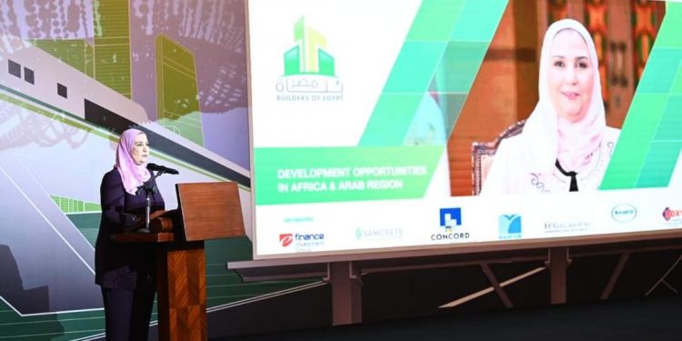 “القباج” تشارك في الدورة السابعة لملتقي بناة مصر 2022