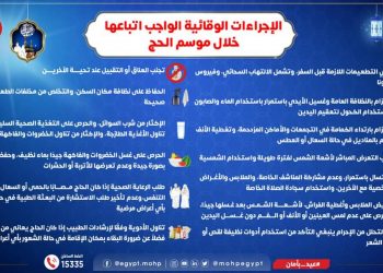 «الصحة» توضح الإجراءات الوقائية الواجب اتباعها خلال موسم الحج