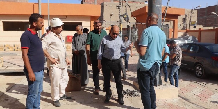 رئيس مياه أسيوط في جولة ميدانية لمشروع صرف الزاوية المنفذة بــ145 مليون جنيهاً بمشروع ISSIP2