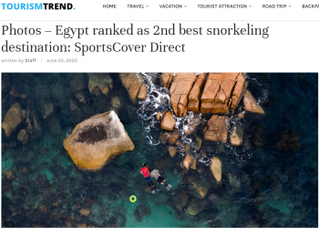 مصر تحصد المركز الثاني في قائمة أفضل المقاصد لممارسة رياضة السنوركلينج والغوص