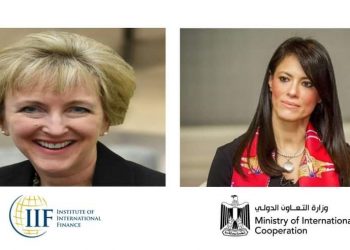 “المشاط” تبحث سبل التعاون بشأن قمة المناخ مع لمدير التنفيذي لمعهد التمويل الدولي