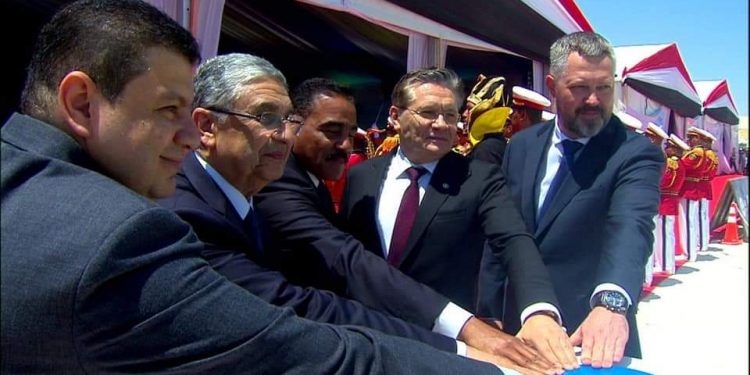 بدء أعمال الصبة الخرسانية الأولى للوحدة النووية الأولى لمحطة الضبعة النووية