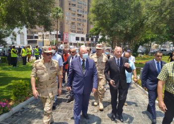 بالصور… محافظ القاهرة يفتتح حديقة ملحق الميريلاند بمصر الجديدة