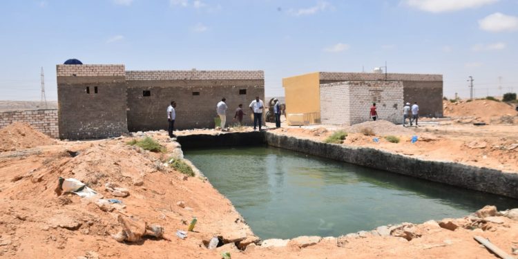 مياه مطروح: حملات لإزالة التعديات علي الخطوط الناقلة بالكيلو 40