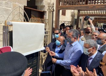 افتتاح أعمال تطوير مسار العائلة المقدسة بدير جبل الطير بمحافظة المنيا