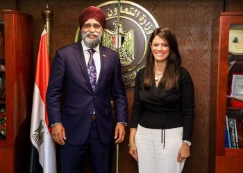 المشاط تبحث مع وزير التنمية الدولية الكندي التعاون المشترك في 3 مجالات