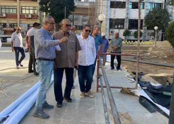 تنفذه المقاولون العرب.. متابعة أعمال ترميم قصر الزعفران بجامعة عين شمس