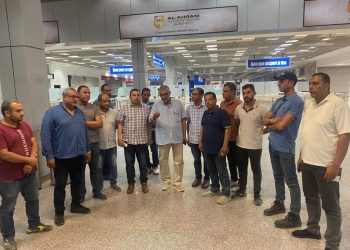 باستثمارات 450 مليون جنيه.. نائب رئيس المقاولون العرب يتابع تنفيذ مطار شرم الشيخ