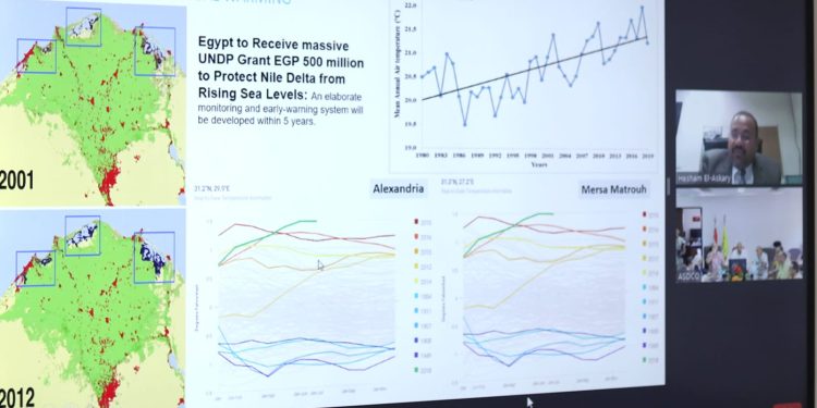 القابضة للمياه تعقد اجتماع تنسيقى لمناقشة تداعيات التغيرات المناخية بالإسكندرية
