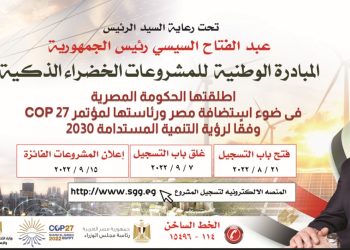 محافظ القاهرة: فتح باب التقديم فى المبادرة الوطنية للمشروعات الخضراء الذكية حتى 7 سبتمبر