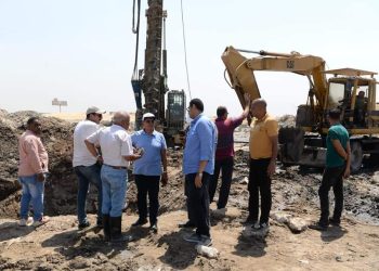 قطع المياه عن مناطق غرب الإسكندرية نتيجة كسر مفاجئ لخط 1000 مم