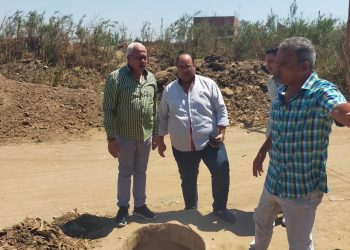 رئيس شركة مياه المنوفية يتفقد أعمال إحلال وتجديد خطوط طرد محطات الرفع بمنوف
