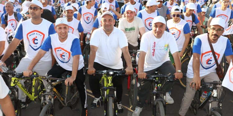 جهاز السادات ينظم ماراثون للدراجات في إطار الاحتفال بمرور 44 عاما على إنشاء المدينة