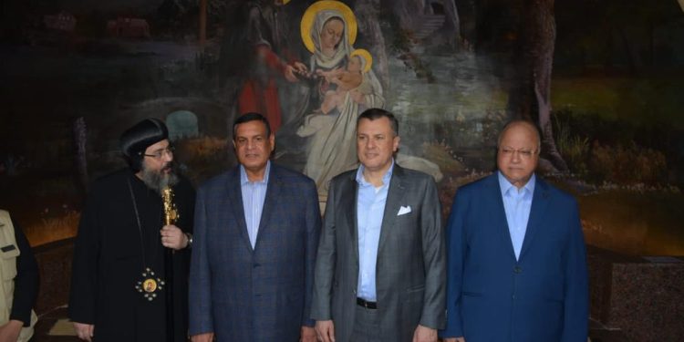 بالصور.. افتتاح منطقة شجرة مريم إحدى نقاط رحلة العائلة المقدسة