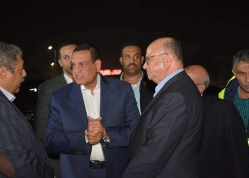 وزير التنمية المحلية ومحافظ القاهرة يتابعان جهود أعمال سحب تجمعات مياه الأمطار