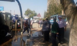 مياه الجيزة: كسر مفاجئ بخط مياه بمنطقة أبو النمرس