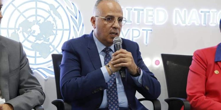 وزير الري يشارك في جلسة “التكيف مع التغيرات المناخية فى قطاع الزراعة” ضمن مؤتمر المناخ