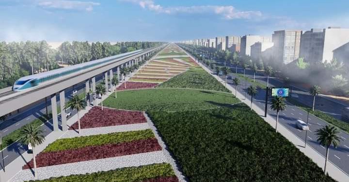 جهاز حدائق اكتوبر تنفيذ ازدواج ،، R4،، طريق الحي الايطالي ضمن اعمال التطوير