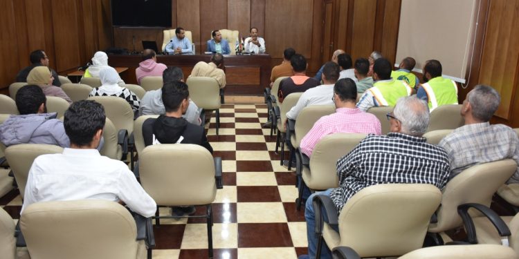 مياه القليوبية تنظم ورشة عمل عن إجراءات السلامة والصحة المهنية