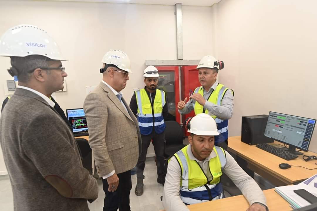 وزير الإسكان يتابع تجارب التشغيل بمحطة التنقية الشرقية لمعالجة الصرف الصحي بالإسكندرية
